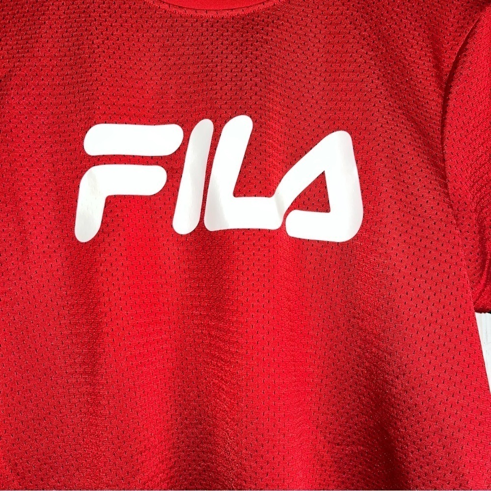 Fila Red Jersey Tee - Picture 2 of 5